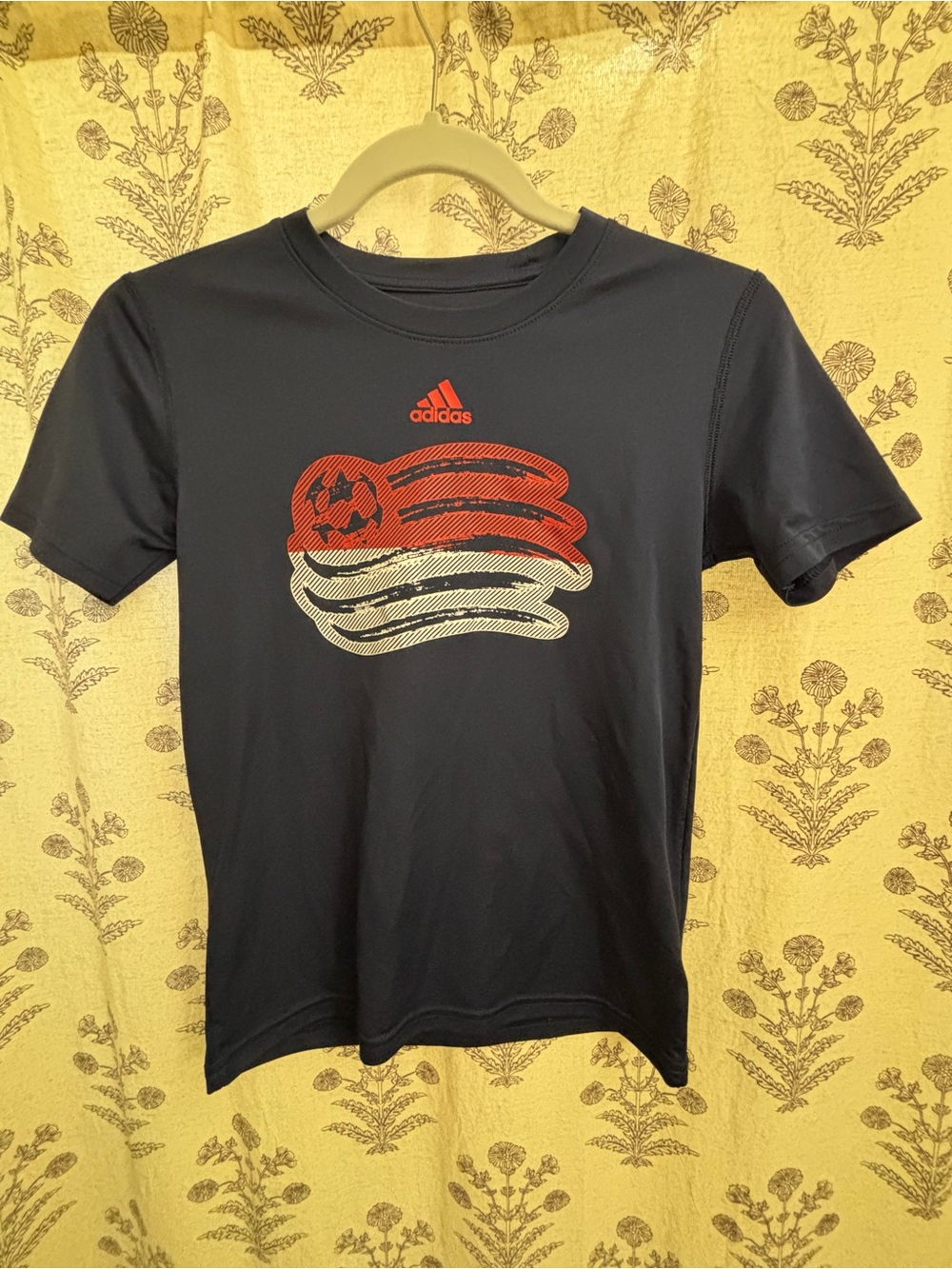 Adidas Boys Soccer Graphic Athletic Tee
